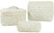 Lot de 3 Trousse de Toilette Matelassée Femmes, Pochette de Rangement Maquillage, Trousse de Toilette Grande Capacité, Trousse Cosmétique Voyage, Trousse Maquillage Femme (Bleu)