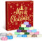 Conelist Kerzen-Adventskalender 2024, für Erwachsene, Damen, Herren, Duftkerzen, Geschenk, inklusive 24 Duft-Teelichtern und 1 Keramik-Kerzenhalter, Countdown bis Weihnachten, Geschenk für Familie und