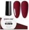 JODSONE Smalto per unghie in gel rosso scuro 10 ml Smalto per unghie in gel rosso bordeaux Lucido Soak Off U V Nail French Manicure per unghie Salone fai da te a casa