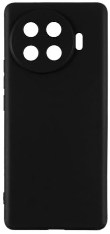 Coque de Téléphone en TPU Compatible avec Tecno Spark 20 Pro Plus 4G, Étui Souple Antichoc Ultra Fin avec Découpes Précises et Protection Anti-Rayures (Noir)