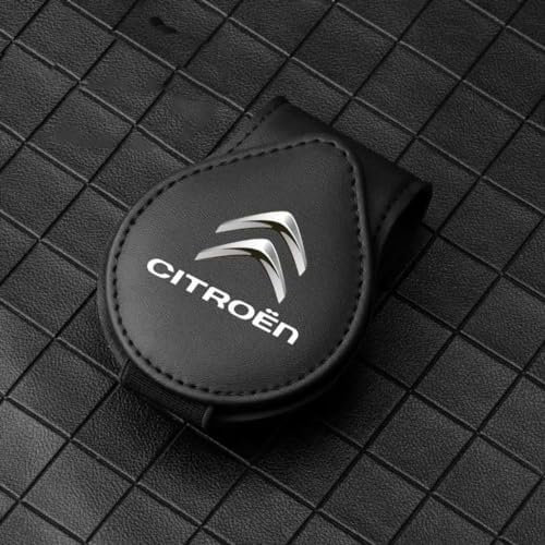 FAGBPEFW Auto Sonnenbrillenhalter, für Citroen C5/C6/C4L/C3-XR/Tianyi Shijia Multifunktionaler Aufbewahrung Auto Brillenablage Auto Innenraum Visier Zubehör,D