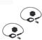 MKKDYC Auto Heckablage Strap Kompatibel Mit VW Für Tiguan 5N 2008–2018 5N0863447, Kofferraum-Lanyard, Hutablage, Gurt, Schnur-Clip, Hinterer Kofferraum, Hutablage(2)