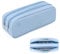 LYKKEKOI Portable Daily Contact Lens Organizer,Disposable Contact Lens Dispenser,Travel Color Contact Lens Storage Case Kit with Labeled R & L (Blue)