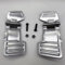HNZZQFR 1 paire de pédales de marche pour Kubota U15 17 20 25 30 35 Sany 16 Pédale de marche Mini Pelle Pièces
