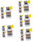 Mipcase 5 Set Filtri per Rubinetto Purificatore Acqua con Cotone Filtrante Dettagliato Design Compatibile con Rubinetti Standard