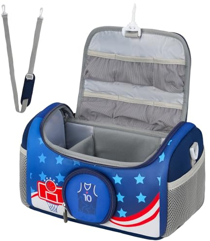 Jaffzora Carrying Case Fit for Toniebox Starter Set, Storage Carrier Bag Compatible with Tonies Figures Characters, Headphones & Accessories,Blue