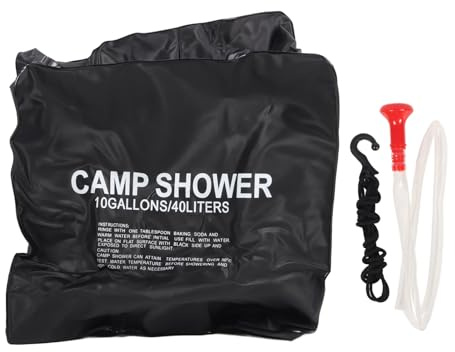 Solar Duschbeutel 40L Tragbarer Camping -Duschbeutel mit Solarheizung wasserdichtes PVC -Duschbeutel für Camping -Wandern