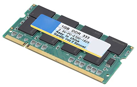 Naroote 1G Stable Xiede Ordinateur Portable RAM DDR PC-2700 Convient pour /, 333 MHz Haute Vitesse pour la Mise à Niveau de la Mémoire du PC Portable