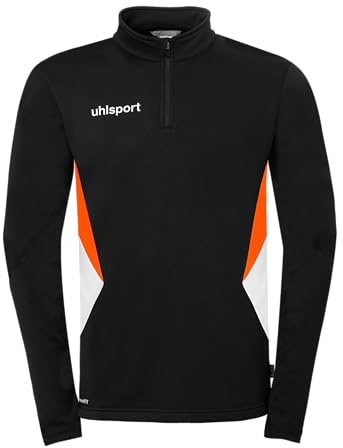 uhlsport Equipe 29 1/4 Zip Top – Sport Pullover mit Reißverschluss, Teamwear Zip-Top für Training & Aufwärmen