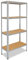 shelfplaza® 180x60x40cm HOME Schwerlastregal verzinkt/Metallregal mit 4 Böden/Kellerregal Metall, Garagenregal, Werkstattregal oder Regal Lagerregal/Steckregal Metall mit 175kg Tragkraft