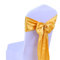 SINSSOWL 25 stück Hochzeit Dekoration Mehrfarbig Satin Stuhl Bezug Bow Ties in Event & Party Supply Stuhl Schärpen- Gold