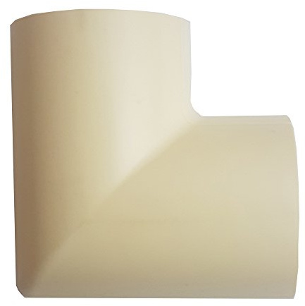 30mm x 15mm Magnolia Clip-Over Right Angled Trunking Adapter – Flush 90 Degree Bend | Loops