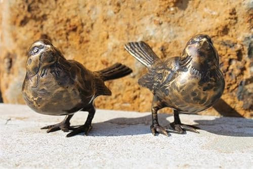 Natursteinzentrum Rhein Main Vogelpärchen aus Bronzeguß