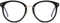 SOJOS Rund Groß Brille mit Blaulichtfilter ohne Sehstärke Anti-Blaulicht Gläser Brille SJ9001 Ashley mit schwarzem Rahmen/Anti-Blau-Lichtlinse