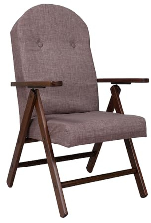 Sessel Amalfi oder Campania in 4 Positionen aus Stoff, einfarbig, Grau 60x108 cm