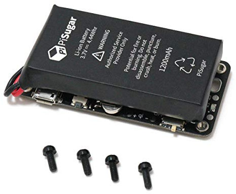 Pisugar 2 Portable 1200 mAh UPS Lithium Battery Power Module for Raspberry Pi-Zero W/WH Model Accessories (Not Include Raspberry Pi)