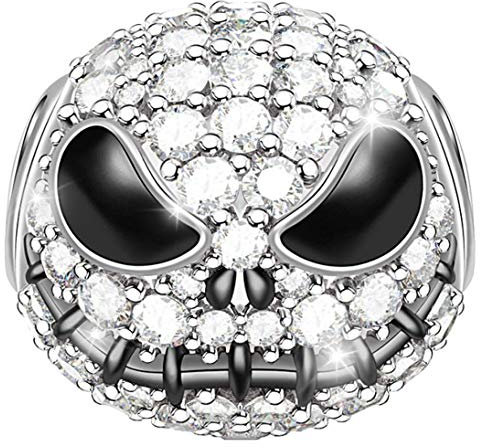 MariaFonte Charm Anhänger Neu 2025 Schädel Halloween Geburstag Jubiläum Original Angebot Perlen Armband Silber 925 Günstig Herz Familie Frau Kompatibel Glücksbringer Weihnachten Mädel Hochzeitstag