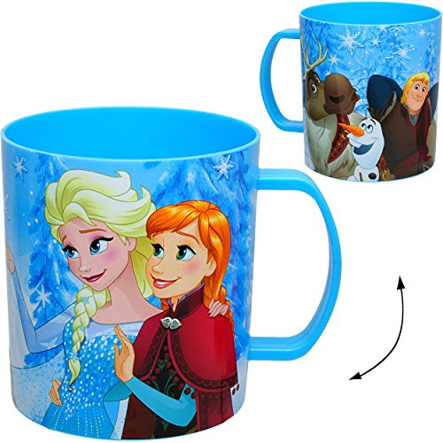 alles-meine.de GmbH Trinkbecher/Henkeltasse - die Eiskönigin - Frozen - 320 ml - aus Kunststoff Plastik - Trinklerntasse/Trinklernbecher - mit Henkel - Mädchen & Jungen -..