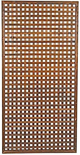 llxyzrzbhd Scherengitter Holz Rankhilfe Holzgitter Rankgitter Holz Holzhof Lattenzaun Blumengarten Trennwand Gitternetz 5 Größen 818(Size:60x90cm)