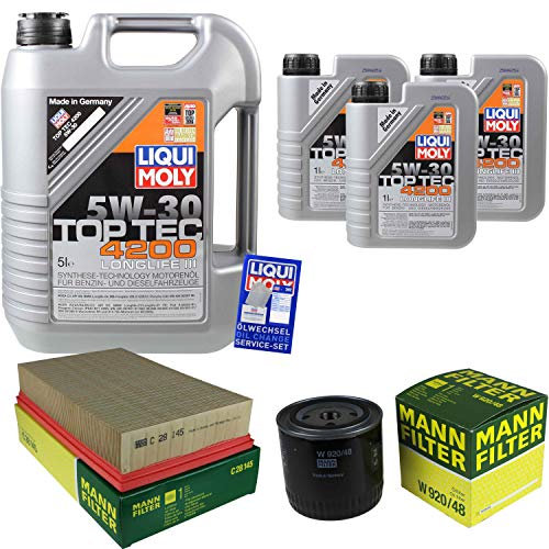 8L LM Motoröl Top Tec 4200+Mann Filter Nissan Navara D40 Pathfinder R51