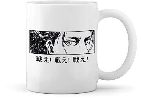 Attack On Titan Season 4 Eren Tatakae Weiße Tasse Mug