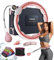 K-MART Smart Weighted Hula Ring Hoops, Hula Circle 28 Abnehmbarer Fitnessring mit 360 Grad Auto-Spinning Ball Massage, Gymnastik, Erwachsene Fitness für Gewichtsverlust (Pink)