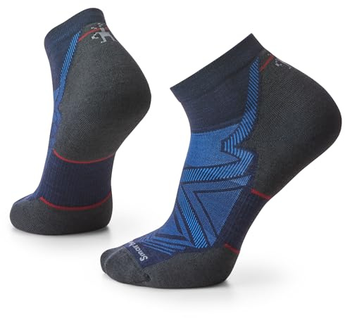Smartwool Unisex Targeted Cushion Running Socks, Merino Wool Trainer Socks, Women's & Men's Walking & Sport Seamless Toe, Lightweight & Breathable Natural Merino