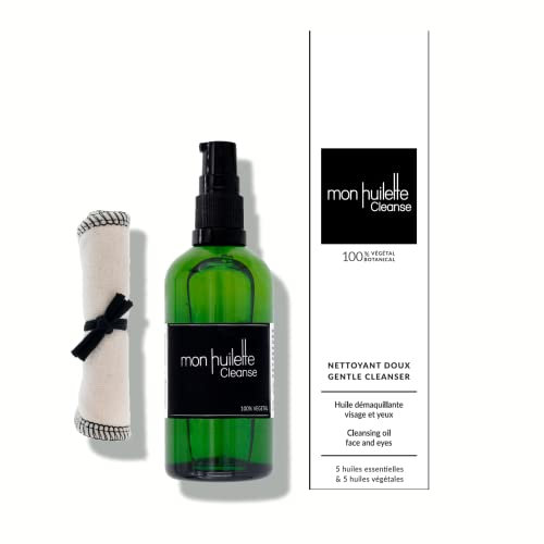 LES HUILETTES - Nettoyant Démaquillant CLEANSE - Sans Tensio-actifs - Nettoie en douceur le Visage et les Yeux - Tous types de peau - Epidermes Malmenés par des nettoyages agressifs - LAB ESSENTIEL