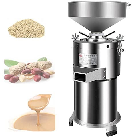 Fabricante de Mantequilla de maní, 2400r/min 1100W Pasta de nueces de Acero Inoxidable Molinillo de Salsa de sésamo y Mantequilla para Cacahuetes, almendras, anacardos y sésamo
