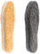 LARGERED 2 paia di solette in vera pelliccia di agnello, per uomo e donna, calde, extra spesse, per stivali di gomma e lavoro, stivali, barche, escursioni, arancione e grigio, 40 EU