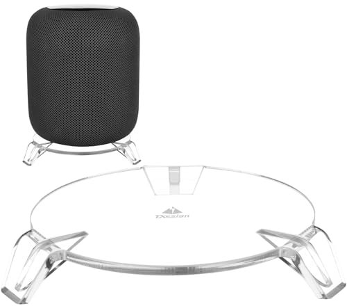 TXEsign Desktop-Ständer, Lautsprecherhalterung für Homepod 1. Generation und 2. Generation, Acryl-Tischständer, Lautsprecherhalterung für Homepod-Lautsprecherhalterung, rutschfeste Unterseite