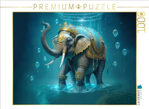 CALVENDO Puzzle Elefant | 1000 Teile Lege-Größe 64 x 48 cm Foto-Puzzle für glückliche Stunden