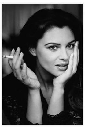 NWGACS Monica Bellucci Leinwand-Poster, Schlafzimmer-Dekor, Sportlandschaft, Büro, Raumdekoration, Geschenk, ungerahmt, 30 x 45 cm