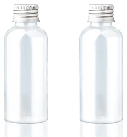 MANTIANXINGSHENL Lot de 2 mini bouteilles de jus en plastique avec couvercles pour mini réfrigérateur réutilisables pour smoothie et autres boissons