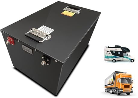 WILLQ Batteria Litio Ferro fosfato 24V 24 Volt 50Ah 100Ah 150Ah 200Ah 280Ah LiFePO4 Batteria accumulo energia Domestica/Energia Backup Solare/Carrello Golf/RV/Applicazione off-Grid,24v50ah