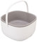 360 Degree Fruit and Vegetable Washing Machine, Ultrasonic Fruit Washer PP Vegetable Cleaner Device with Drainage Basket for for Fruits Bean Vegetables 23x23x13cm