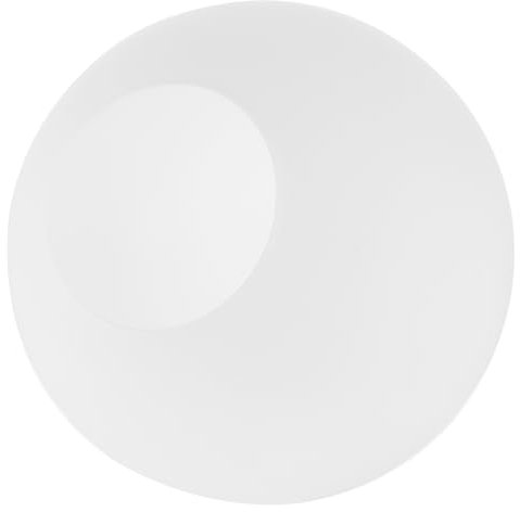 Hemobllo Glaskugel-Lampenschirm – Glaslampenschirm Ersatz-Kugellampenschirm Weiße Glaskugeln Für Leuchten 20 Cm Durchmesser 8-8. 5 Cm Montageöffnung