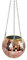 HUIJIQX 3 Colors Christmas Decor Disco Ball Planter Vase Wall Hanging Planter Pot Flower Pots Rope Hanging Flowerpot Balcony Home Decor(Rose gold,20cm)