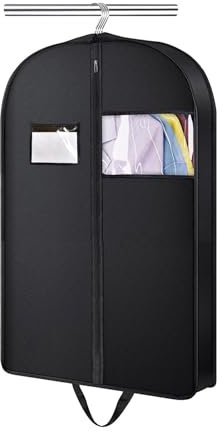 kleidersack,kleiderhülle,kleiderschutzhülle,kleidersäcke mit reißverschluss Taschen,Anzugtasche für Reisen Aufbewahrung Kleiderhülle,Staubschutzhaube,für Anzugjacke Hemdmantel(110 * 60 * 10cm)