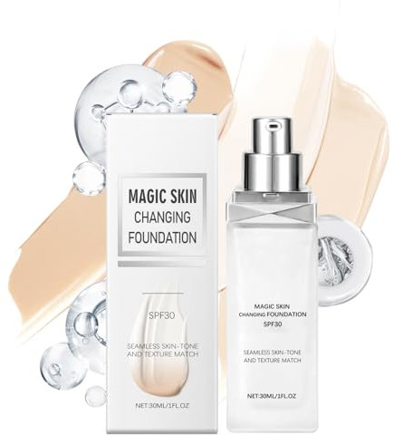 SNONESIY 1 Pcs Farbwechselnde Foundation Für Reife Haut 30 ml