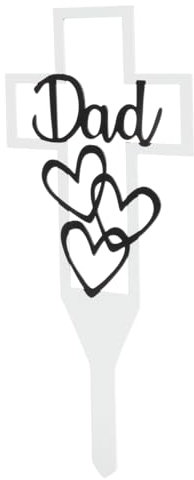 BESPORTBLE Cemetery Cross Memorial Sign Metallkreuz Gartenstecker An Verstorbene Langlebig Und Leicht Für Friedhof Und Grabgestaltung