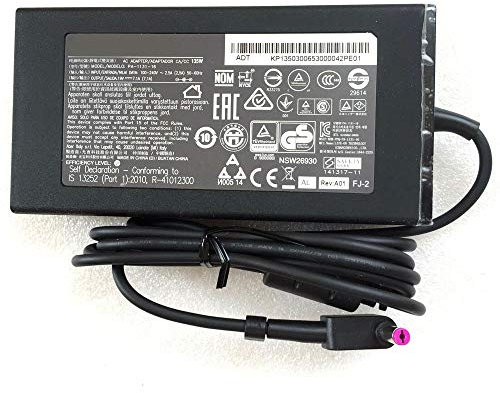 Weiwin 19V 7.1A 135W AC Adapter Charger compatible for Acer Aspire 7 A715-74G-50U5 A715-72G-79BH (5.5 * 1.7mm purple color tip,not 5.5 * 2.5mm orange color tip)