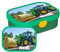 Mepal Personalisierte Brotdose mit Namen - Bento Lunchbox für Kinder - Traktor - Geeignet für bis zu 4 Butterbrote - BPA-frei & Spülmaschinenfest - 750 ml - Traktor mit Heuballen