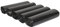 Roe Tenpo Lot de 50 sacs poubelle robustes – 70 L, 30 microns, dessus plat, solides et durables et résistants aux déchirures, sacs poubelle noirs pour un usage quotidien, domestique et commercial