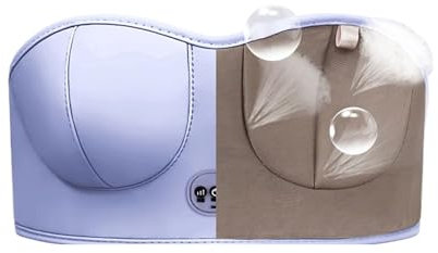 Brustmassagegerät - wiederaufladbare elektrische Brustmassage mit & Vibration | Massage Bra bequeme Fit Design | Brustschmerz Relief BH ideal für Pflegemütter, Entspannung und Kreislauf