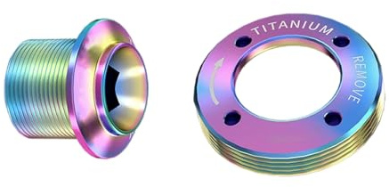 JTQYFI Boulons pour vélo de route, roue dentée fixe, tablier à vis