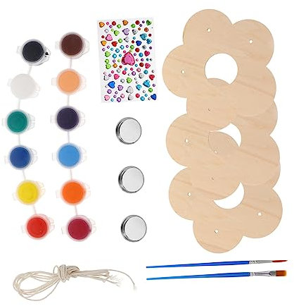 CIYODO 3pcs Unfinished Wood Bird Feeders Creative Outdoor Decorative Feeder for Boys and Girls