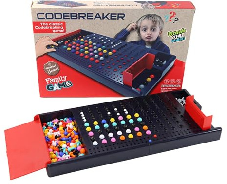 Crack the Code Brettspiel | Kinder-Gehirn-Puzzle-Strategiespiel | Lernspiele für Zwei Spieler, interaktive Eltern-Kind-Spiele für unterwegs, Heimspiele