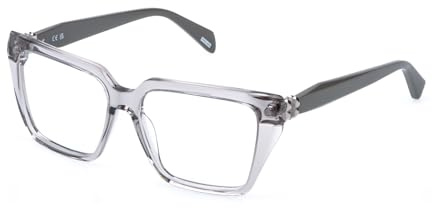 Police Eyeglasses VPLR99 04G0 GRIGIO TRASPARENTE 55/15/140 Woman