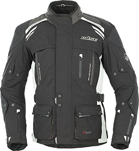 Büse Jacke Highland, schwarz/hellgrau, 52